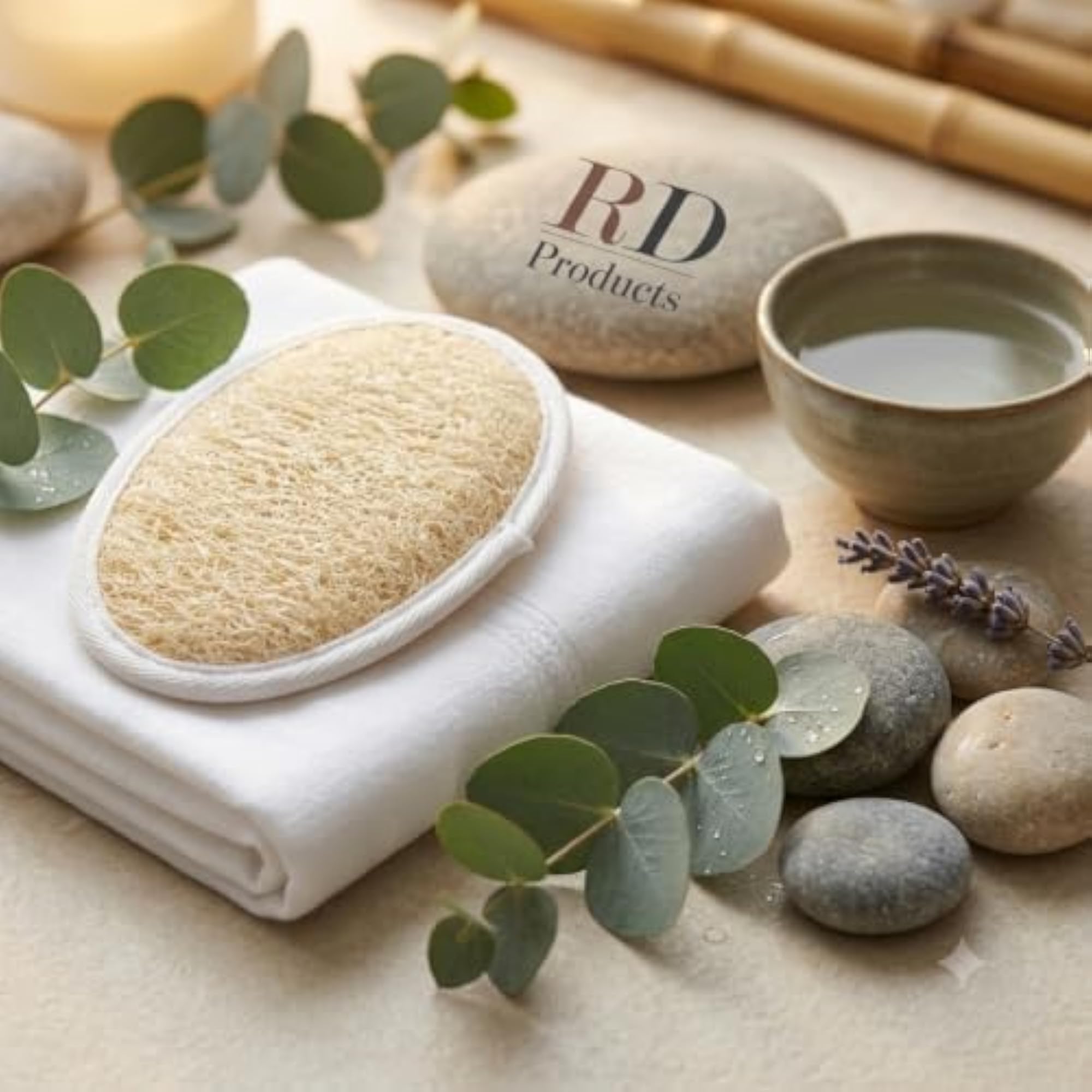 Bath Sponge Loofah for Body, Pack of 4